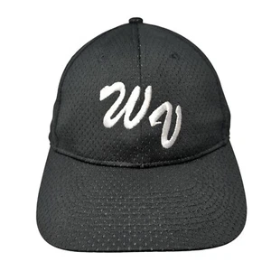 WV Adult Strapback Hat Black One Size Adjustable Embroidered Augusta Sportswear - Picture 1 of 8