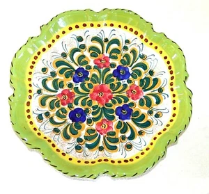 A14 - BELLISSIMO PIATTO DECORATIVO IN CERAMICA DOLCI - DERUTA diametro 25 cm. - Imagen 1 de 2