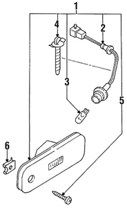 Genuine Infiniti Bulb Clip 24225-79900 - Picture 1 of 2