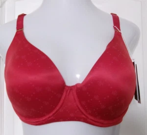 Sujetador Ralph Lauren cobertura completa con aros talla 36DDD rojo rubí - Imagen 1 de 2
