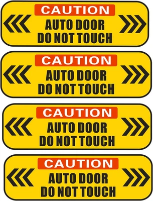 4 pegatinas automáticas para puertas correderas de furgoneta de 4,8 x 1,6 pulgadas autoadhesivas no tocan Foto 1 de 4
