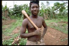271085 Young Farmer In Village Of Inishia Nigeria A4 Photo Print