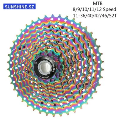 Bicicleta MTB Cassette Bicicleta de Montaña Rueda Libre 9/10/11/12Velocidades 36T/40T/42T/46T/52T Foto 1 de 4