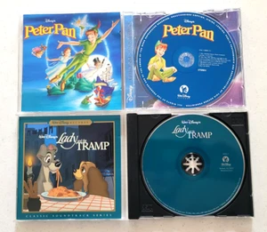 Walt Disney 2 CD Lot (Lady And The Tramp & Peter Pan) (EX). Klassische Soundtracks - Bild 1 von 4