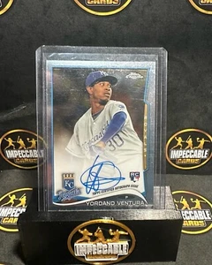 2014 Topps Chrome Yordano Ventura #66 variación de imagen novato automático radiocontrol - Imagen 1 de 3