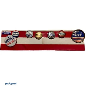 Kennedy Johnson McGovern Shriver Benson Haycraft Andreen Abstimmung Pins - Bild 1 von 4
