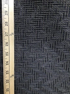 DARK BROWN GEOMETRIC ZIGZAG CHENILLE UPHOLSTERY FABRIC (54 in.) Sold By The Yard - Picture 1 of 5