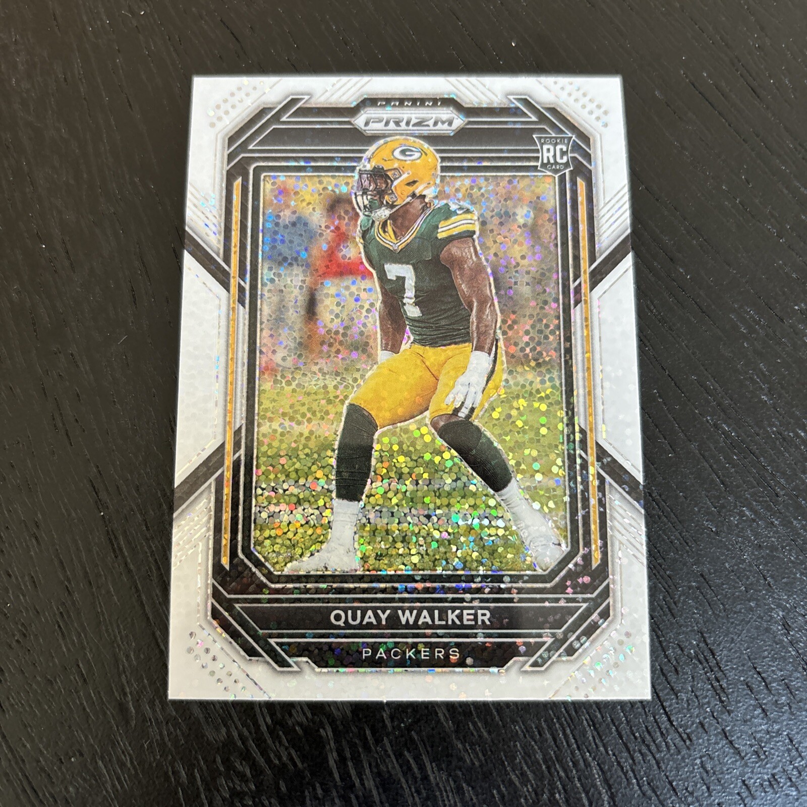 2022 QUAY WALKER PANINI PRIZM WHITE SPARKLE ROOKIE RC PACKERS #373