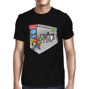1Tee Mens Retro Employment Office Funny T-Shirt - Foto 1 di 18