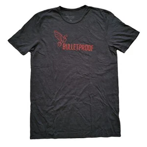 T-shirt uomo antiproiettile stampa grafica grigio erica cotone biologico/poliestere taglia XL - Foto 1 di 6