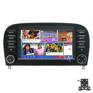 Fit For Mercedes Benz SL350 SL550 2005-2012 7in Car Stereo Radio SWC 4+32G W/Cam - Picture 1 of 22