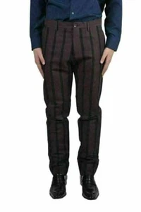 Dolce & Gabbana Men's Multi-Color Striped Linen Casual Pants US 30 IT 46 - Picture 1 of 4
