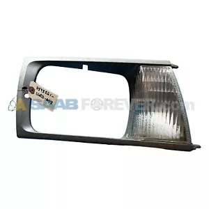 SAAB 900 HEADLIGHT SURROUND BEZEL RIGHT PASSENGER SIDE USED GENUINE OEM 8593261 - Picture 1 of 4