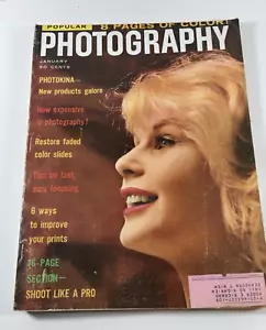 VINTAGE January 1959 issue of Popular Photography Ingrid Goude #P3 - Picture 1 of 4