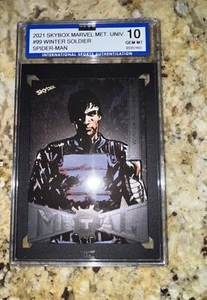 2021 Skybox Marvel Metal Universe Spider-Man WINTER SOLDIER ISA10 - Picture 1 of 2