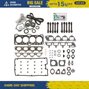 Juego de juntas de culata Kit de correa de distribución Bomba de agua Ajuste 95-99 Mitsubishi Eagle 2.0 4G63T - Imagen 1 de 12