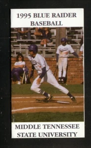 Calendario de béisbol Middle Tennessee State Blue Raiders 1995 Pepsi Ohio Valley - Imagen 1 de 2