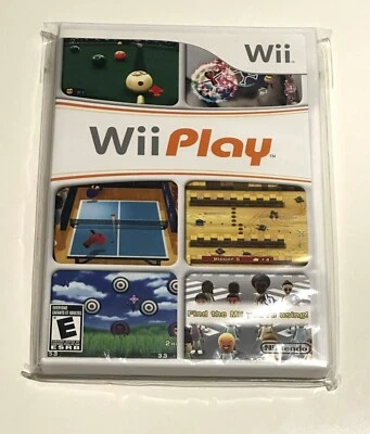 Wii Play Nintendo Wii Sealed CIB Complete Amazon Re newed Authentic US Seller - Image 1 of 2