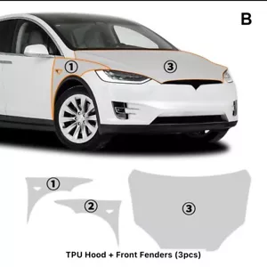 3M PPF Full Font Kit for Tesla Model Х 2020-2025 PreCut Self-Healing - Picture 1 of 6