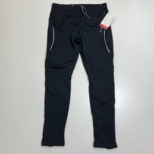 Saucony Omni LX Tight II Womens MP Petites Black Pockets Zip Ankles Running New - Picture 1 of 15
