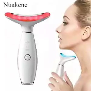 Nuakene Soin du visage et du cou Appareil de beauté, Masseur chauffant vibrant - Picture 1 of 6