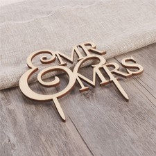 CAKE TOPPER-Mr & Mrs-Matrimonio Torte spina sul piatto wedding torta decorazione