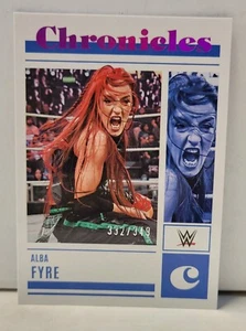 2023 Panini WWE Chronicles Alba Fyre #66 Chronicles Pink Parallel /349 - Picture 1 of 2
