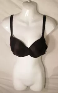 Ladies Underwired Bra Black Full Coverage Women Bra By LASCANA UK 34C EU 75C - Picture 1 of 4