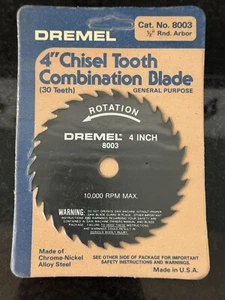 Dremel 8003 Chisel Tooth Saw Blade 4” 30 Tooth USA - Picture 1 of 1