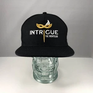 Vintage INTRIGUE THE NIGHTCLUB / Wynn Casino Las Vegas Black Snapback Hat OSFM - Picture 1 of 7
