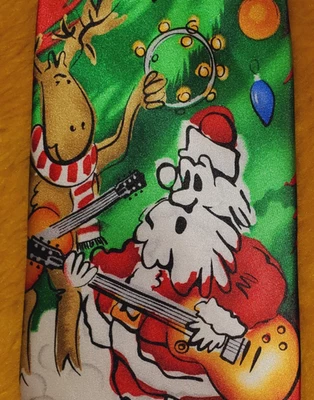 JERRY GARCIA / MUERTO AGRADECIDO ~ FELIZ NAVIDAD #60 ~ CORBATA DE NAVIDAD PARA HOMBRE ~ 60" Foto 1 de 3