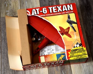 Cox AT-6 Texan Gas Engine Powered Control Line Airplane, Complete Plane - NEW! - Picture 1 of 7