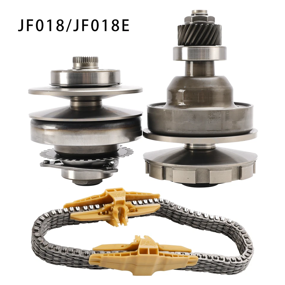 JF018 JF018E CVT Auto Transmission Pulley With Belt Chain For Nissan Gearbox Foto 1 de 4