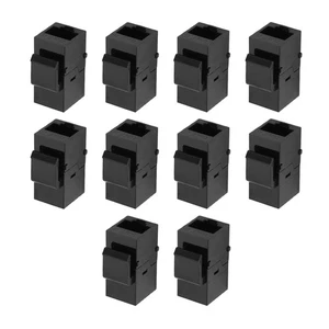 10Pcs RJ45 Connector Jack Cat6 Extension Coupler Ethernet Network1852 - Afbeelding 1 van 17