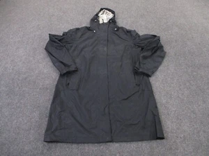 LL Bean Jacket Womens M Outdoor Hiking Rain Coat Parka Camping Lightweight Long - Picture 1 of 13