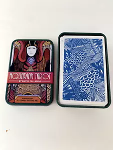 Aquarian in a TIN Tarot Deck Cards Wiccan Pagan Metaphysical - Picture 1 of 3