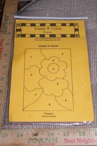 Tamp-A-Tiles Stencil Flowers Craft Scrapbooking Art Card Making Fast Shipping - Picture 1 of 2