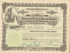 Commercial Truck Storage Company 1925 Washington stock certificate scripophily