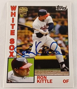 2012 Archives Ron Kittle Auto Fan Favorites Autograph Topps Chicago White Sox