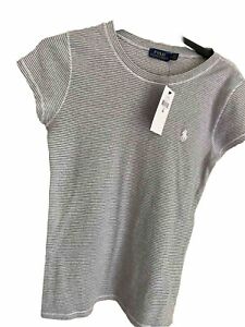 BNWT  Ralph Lauren Ladies T Shirt Grey/ Size M