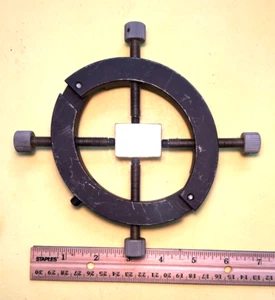 Adjustable mount for rectangular optics or up to 3" diameter or lens barrels. - Picture 1 of 4