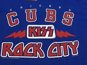 MLB Chicago Cubs KISS Rock City Camiseta Para Hombre Grande Nueva Con Etiquetas - Imagen 1 de 8