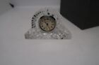Waterford Crystal  Small Desk Clock with box needs battery