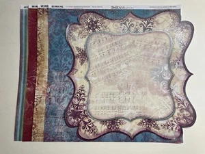 BO BUNNY "SNOWY SERENADE" GLITZER SCHWERE PAPIERE UND STANZFORMEN - Bild 1 von 11