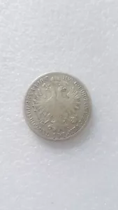 Austria-Ungheria, Francesco Giuseppe I, 1 fiorino/fiorino 1857 A - Foto 1 di 2