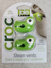 Joie Crocodile Alligator Kitchen Gadget Pot Steam Vents Clips 2 Pack Green NEW