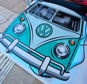LED Neon Sign Wall Art Retro V W Kombi Van Art Gifts 60's 70's Classic Hippie - Picture 1 of 7