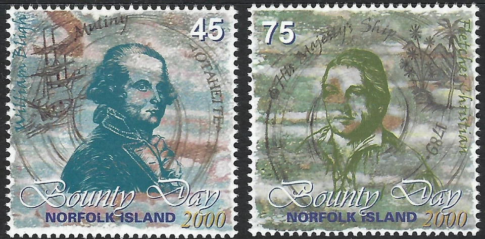Norfolk Island SG#733-734 2000 Bounty Day conjunto de 2 como nuevo MUH MNH Foto 1 de 1