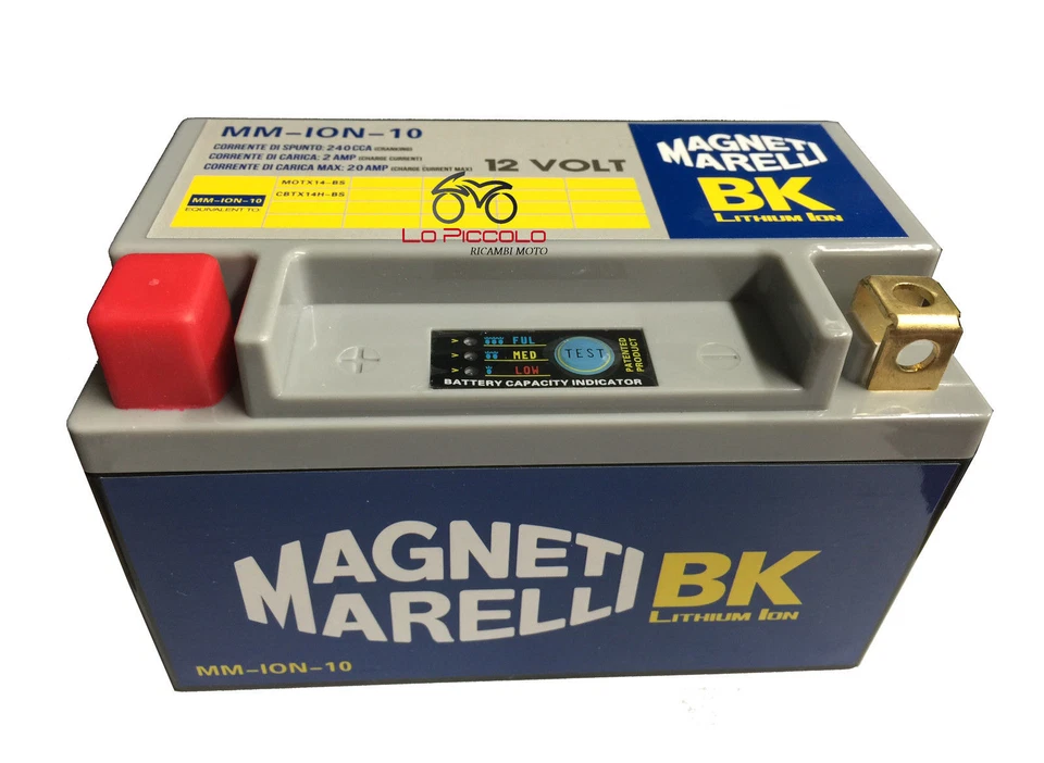 DMLIT10 BATTERIA A LITIO MARELLI YTX14H-BS TRIUMPH Trophy 1200 1999 2000 2001 Foto 1 de 1