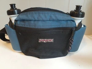 Vintage 90's JANSPORT FANNY PACK HIKING WAIST PACK WATER BOTTLE HOLDER MADE USA - Picture 1 of 8
